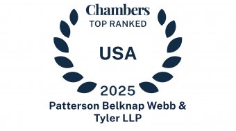 <p><em>"Patterson Belknap has a strong commitment to client service, evidence by their responsiveness, work ethic and focus on understanding and meeting the needs of their clients."</em></p>
