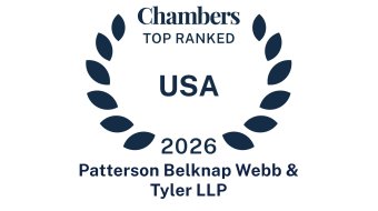 <p style="text-align:center"><em>"Patterson Belknap displays judgment, experience and credibility."</em></p>
